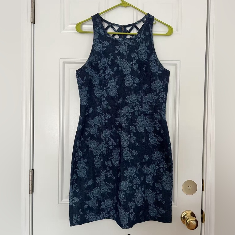 Dolce Vita DV Denim Floral Mini Dress